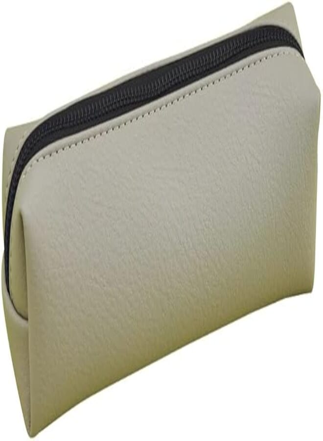 Penguin Zipped pencil case lethar - 6 * 8 * 22 - beige
